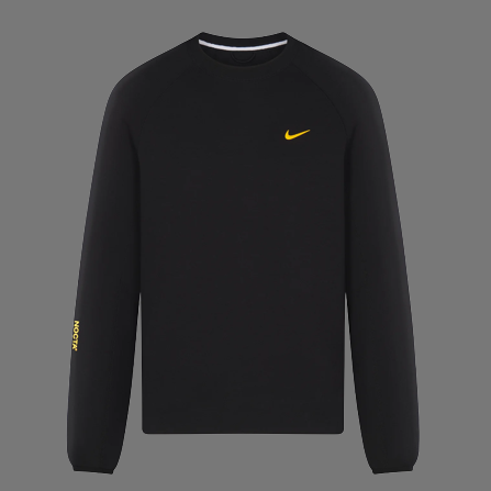 NIKE NOCTA TECH FLEECE CREWNECK TOP (BLACK) – 100K Sourcing