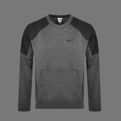 NIKE THERMA FIT TRAINING GTX CREWNECK CHARCOAL GREY 100K Sourcing