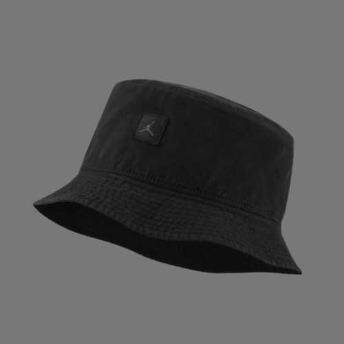 JORDAN ESSENTIAL BOX LOGO BUCKET HAT (BLACK) – 100K Sourcing