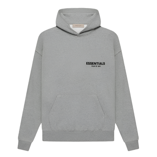 ESSENTIALS FEAR OF GOD SS22 CORE TRACK HOODIE (DARK GREY OATMEAL)