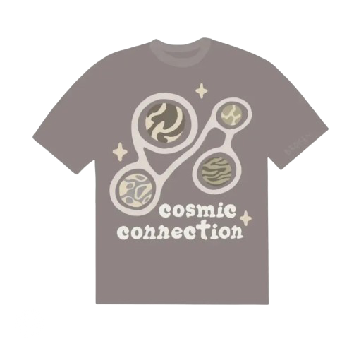 BROKEN PLANET MARKET 'COSMIC CONNECTION' TEE (SAND BEIGE)