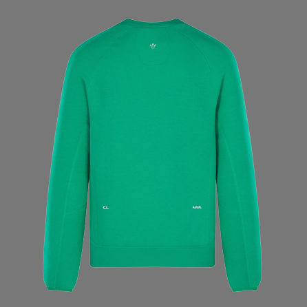 NIKE NOCTA TECH FLEECE CREWNECK TOP (STADIUM GREEN)