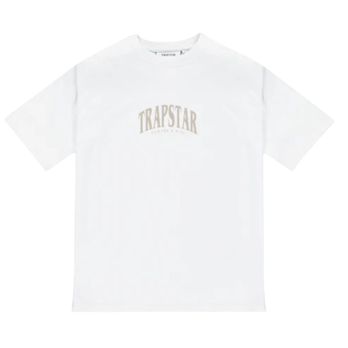 TRAPSTAR IRONGATE TS ELEGANCE GRAPHIC TEE (WHITE GOLD)