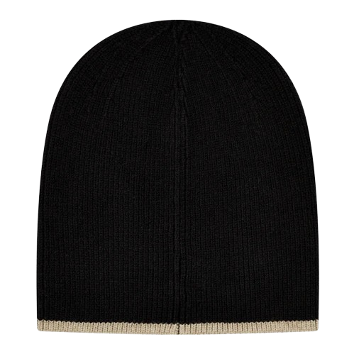 CARSICKO HEART LOGO BEANIE (BLACK & GOLD)