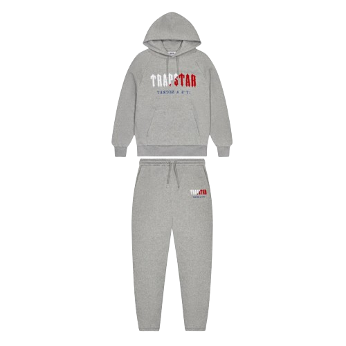 TRAPSTAR CHENILLE DECODED TRACKSUIT (GREY REVOLUTION)