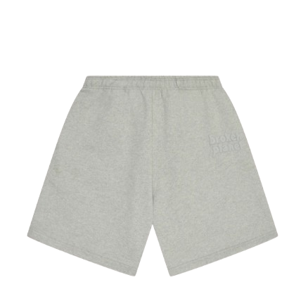 BROKEN PLANET MARKET 'BASICS' SHORTS (HEATHER GREY)