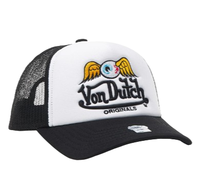 VON DUTCH (TM) BAKER EYE FOAM TRUCKER (WHITE/BLACK)