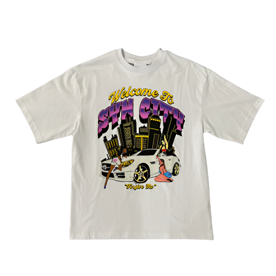 SYNAWORLD SYNA SYN CITY GRAPHIC TEE (WHITE)