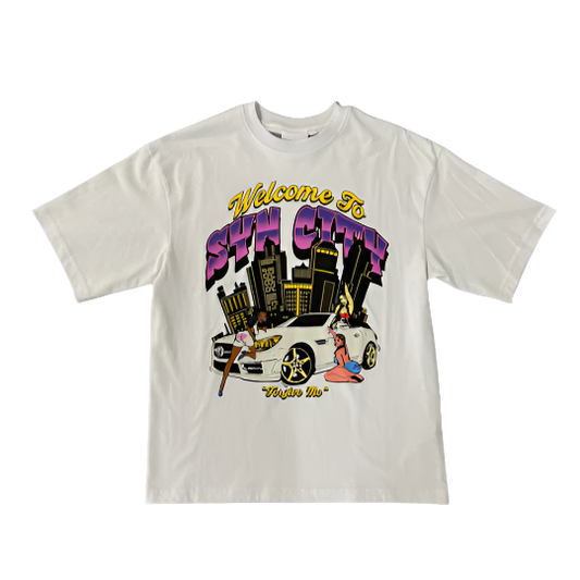 SYNAWORLD SYNA SYN CITY GRAPHIC TEE (WHITE)