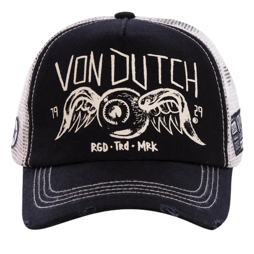 VON DUTCH (TM) VD CREW4 TRUCKER (CHARCOAL/WHITE)