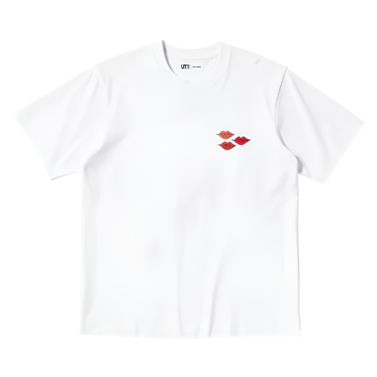 UNIQLO KAWS X WARHOL 2024 COLLAB TRUE LOVE GRAPHIC TEE (WHITE)