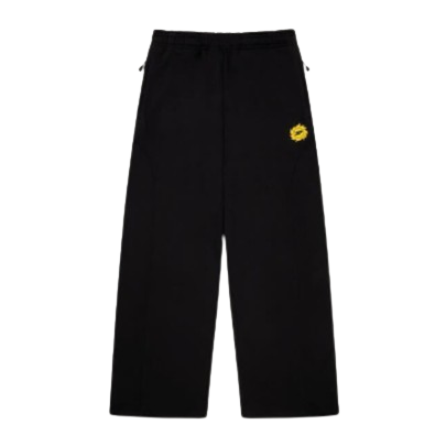 BROKEN PLANET MARKET 'COSMIC SPEED II' STRAIGHT JOGGERS (MIDNIGHT BLACK)