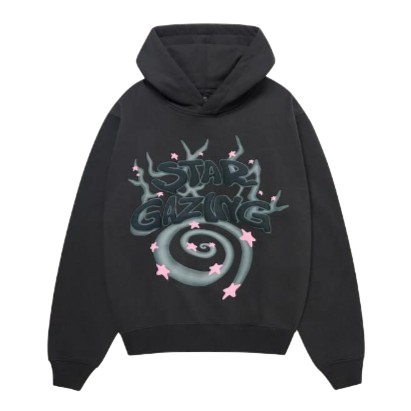 BROKEN PLANET MARKET 'STAR GAZING' HOODIE (SOOT BLACK)