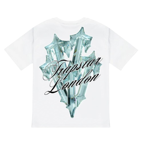 TRAPSTAR TS DIAMOND IN THE ROUGH 2.0 GRAPHIC TEE (WHITE)