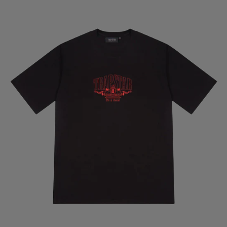 TRAPSTAR FINE DINING '22 2.1 GRAPHIC TEE (BLACK INFRARED)