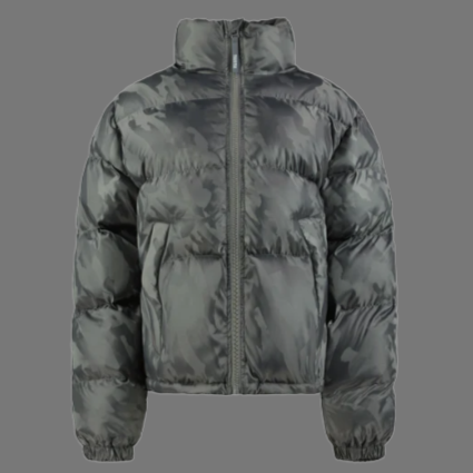 TRAPSTAR IRONGATE T JACQUARD WOMEN'S PUFFER (GREY)