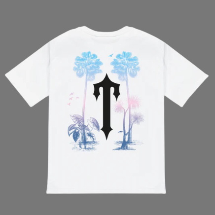 TRAPSTAR IRONGATE IT'S A SECRET PARADISE GRAPHIC TEE (WHITE)