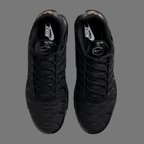 NIKE AIR MAX PLUS TN TRAINERS (BLACK)