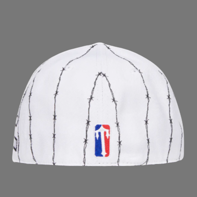 TRAPSTAR LONDON SHOOTERS TSL 22 'BARBED WIRE' FITTED HAT (WHITE