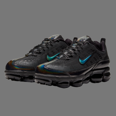 NIKE AIR VAPORMAX PLUS 360 TRAINERS (BLACK)