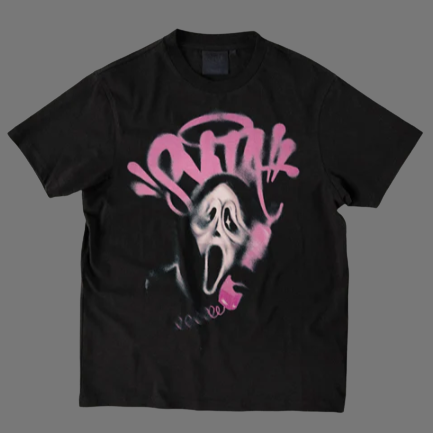 SYNAWORLD SYNA SCREAM! SPECIAL EDITION GRAPHIC TEE (GHOST PINK)
