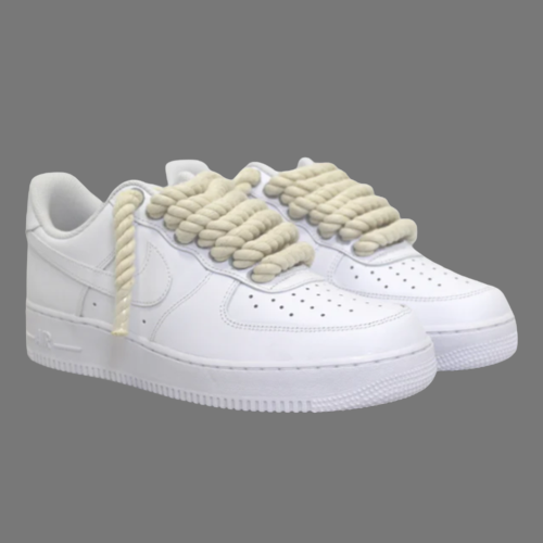 NIKE AIR FORCE 1 '07 ROPED LACES (CREAM)