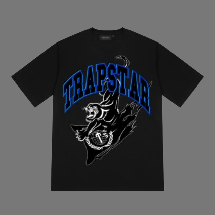 TRAPSTAR TS GLOBAL TAKEOVER GRAPHIC TEE (BLACK)