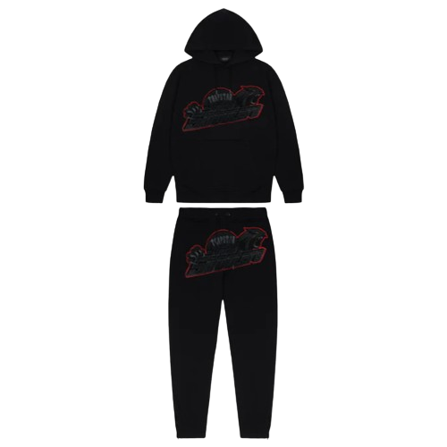 TRAPSTAR LONDON SHOOTERS TRACKSUIT (BLACK INFRARED)