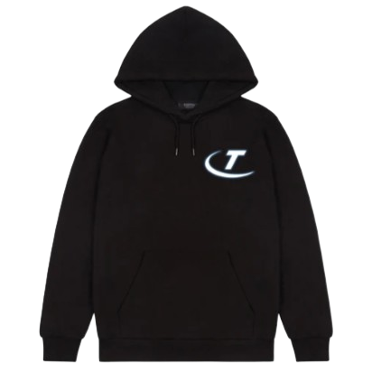 TRAPSTAR HYPERDRIVE CHARGE IT 2.0 GRAPHIC HOODIE (BLACK ELECTRIC)