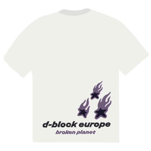 BROKEN PLANET MARKET X D-BLOCK EUROPE 'ROLLING STONE' COLLAB TEE (WHITE)
