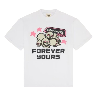 BROKEN PLANET MARKET 'FOREVER YOURS' GRAPHIC TEE (SNOW)