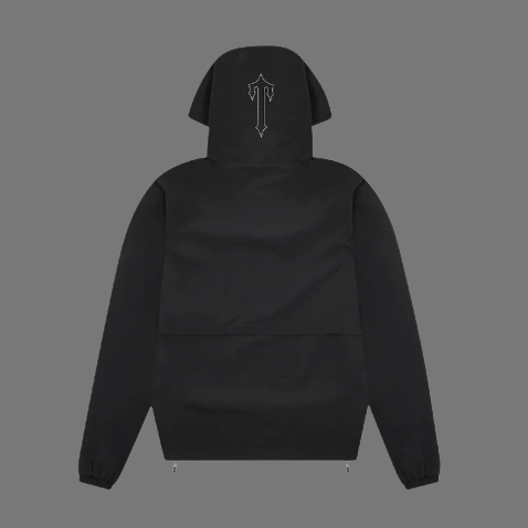 TRAPSTAR AW22/23 DECODED 2.0 WINDBREAKER (BLACK)