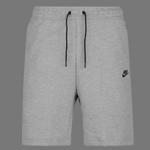 NIKE TECH FLEECE SHORTS (GREY)