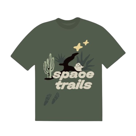 BROKEN PLANET MARKET 'SPACE TRAILS' TEE (AGAVE)