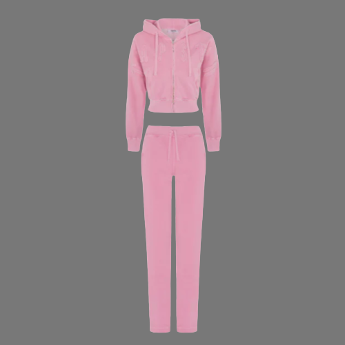 TRAPSTAR IRONGATE BATWING WOMEN'S CROPPED TRACKSUIT (PINK) – 100K Sourcing