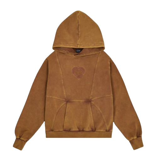 CARSICKO CS CYBE PULLOVER HOODIE (WASHED BROWN)