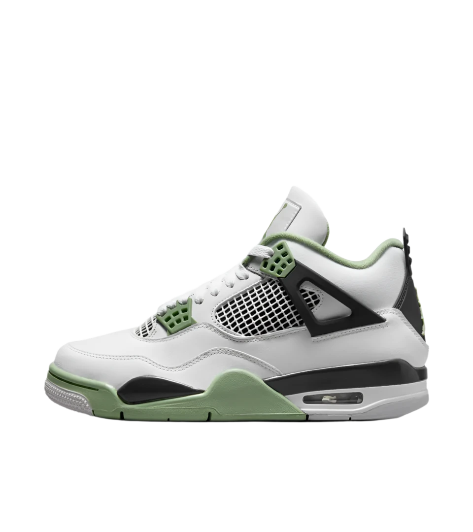 NIKE AIR JORDAN 4 IV 'LIGHT SEAFOAM' TRAINERS (WHITE/SEA GREEN)