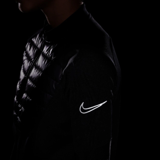 NIKE THERMA-FIT PADDED WINTER WARRIOR 1/4 ZIP (BLACK)