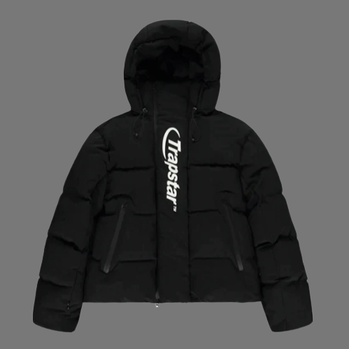 TRAPSTAR AW22/23 TECHNICAL HYPERDRIVE PUFFER JACKET (BLACK/WHITE)