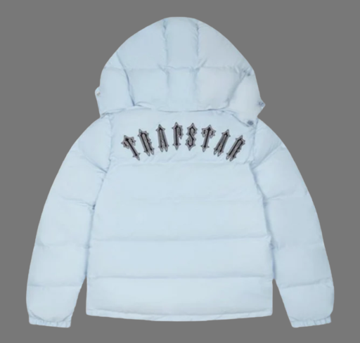 TRAPSTAR IRONGATE DETACHABLE HOODED PUFFER (ICE BLUE)